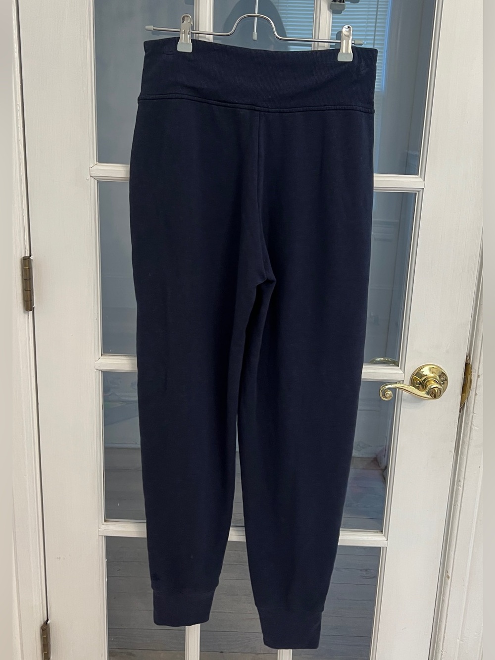 ATHLETA Women’s Navy Blue Coaster Luxe High Rise Jogger Pants Size M